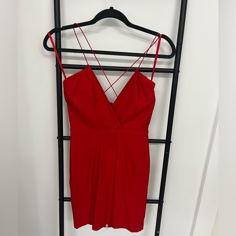 Red hot dress! Never worn, no tags.